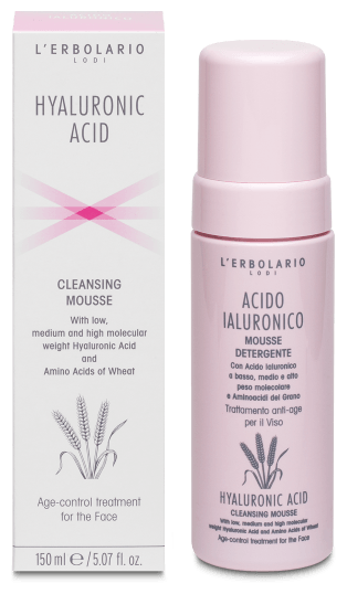 L'Erbolario Hyaluronic Acid Detergent Mousse 125 ml