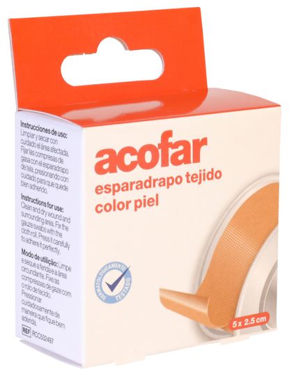 Acofarma Skin Color Fabric Adhesive 5x2,5 cm