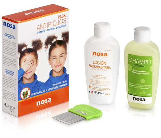 Nosa Pack Lice Lotion + Shampoo + Nosa Peine