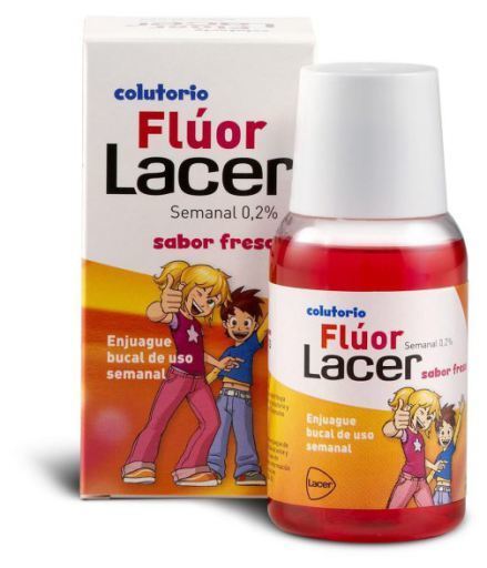 Lacer Fluor Mouthwash Weekly Strawberry 100 ml