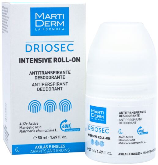 Martiderm Driosec Desodorante Antitranspirante Intensivo en Rollon 50 ml