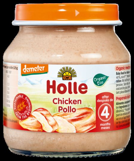 Holle Potito Chicken + 4 Months 125 gr