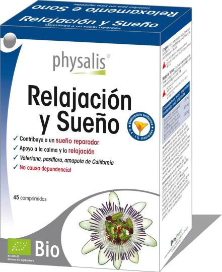 Physalis Relax and Sleep 45 Tablets Bio