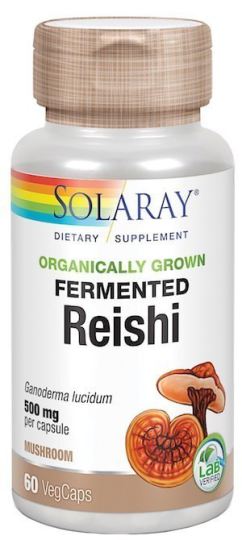 Solaray Fermented Reishi 500 mg 60 Vegetable Capsules