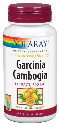 Solaray Garcinia Cambogia 500 mg 60 Vegetable Capsules