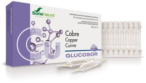 Soria Natural Copper Glucosor Cu 28 Vials