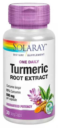 Solaray Turmeric 600 mg 30 Capsules