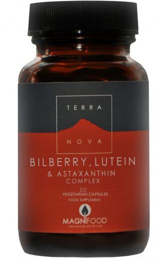 Terranova Bilberry, lutein astaxanthin complex (eye support complex) 50 capsules