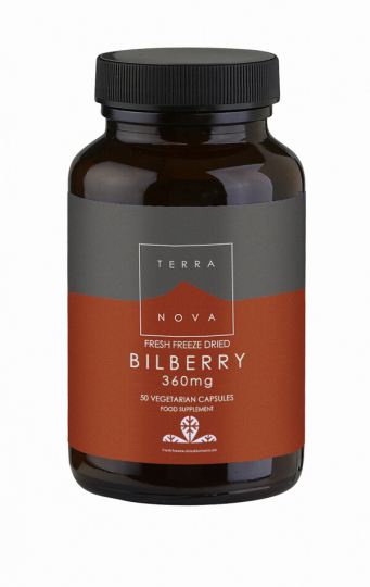 Terranova Bilberry 360 mg 50 Vegetable Capsules
