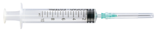 Acofar Sterile Polypropylene Non-toxic and Non-pyrogenic Syringe 10 ml