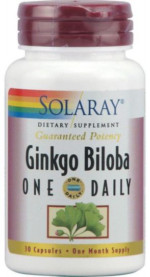 Solaray Ginkgo Biloba 60 mg 60 Capsules