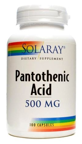 Acid Pantothenic 500 mg 100 Capsules
