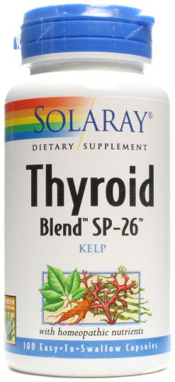 Solaray Thyroid Blend 100 Capsules