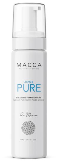 Macca Espuma limpiadora pieles grasas clean & pure 200 ml